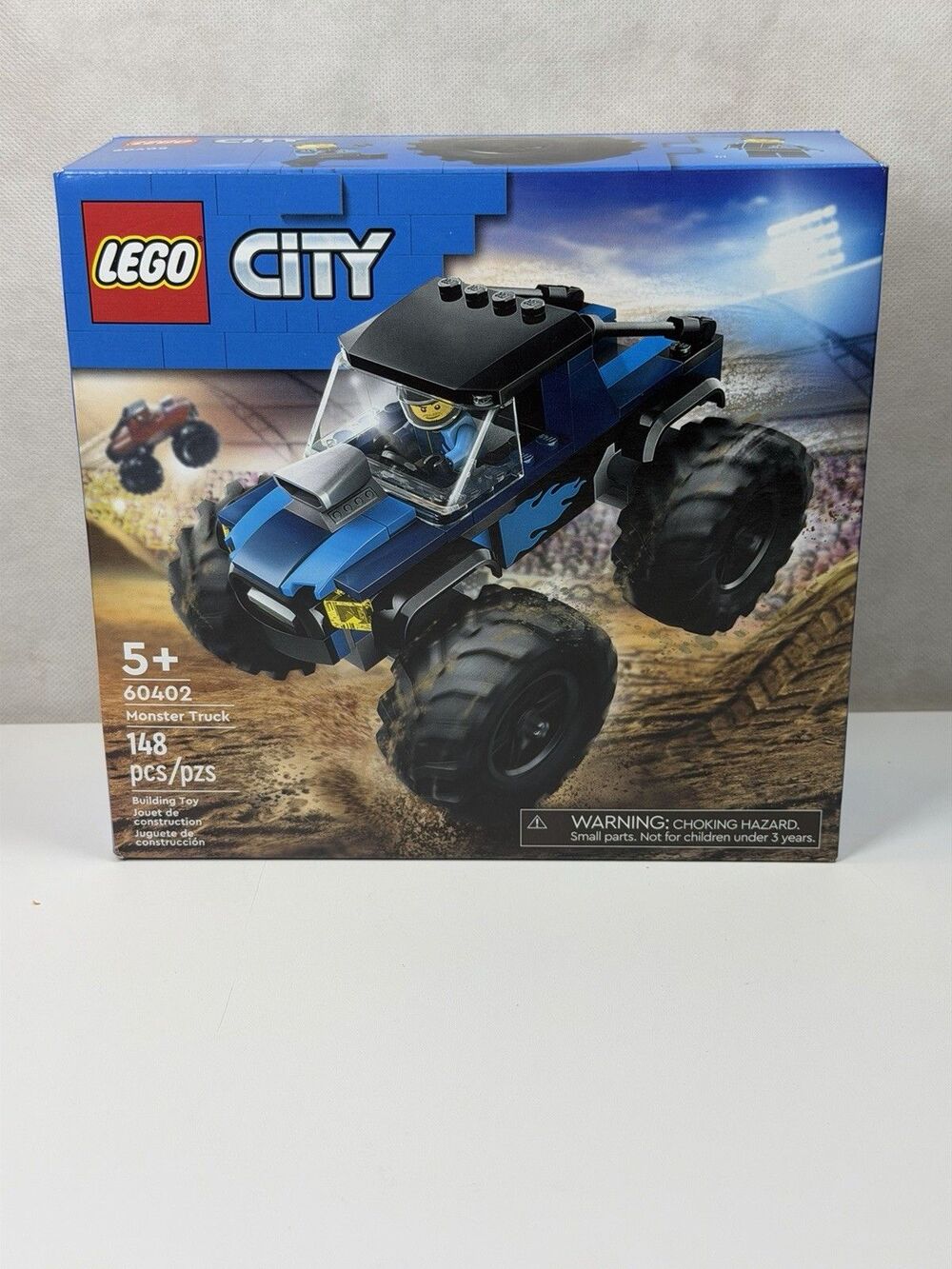 LEGO CITY: Blue Monster Truck (60402) New In Factory Sealed Box.
